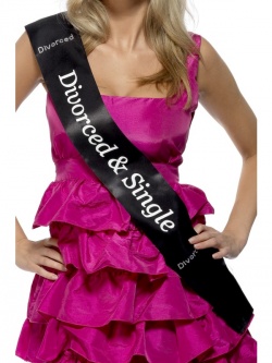 Divorced and Single Sash