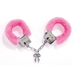 Pink Plush Handcuffs