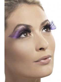 Very Long Eyelashes Purple