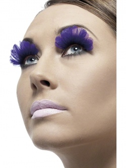 Violet Feather Eyelashes