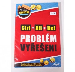 Tričko CTRL + ALT + DEL: Problém vyřešen
