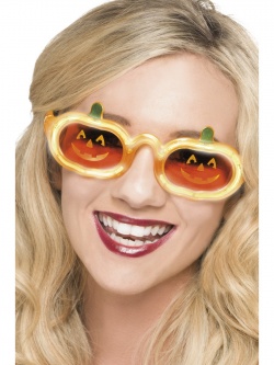 Pumpkin Light Up Specs