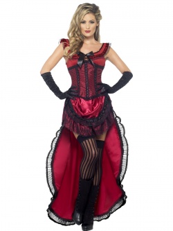 Western Authentic Brothel Babe Costume