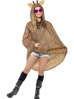 Giraffe Party Poncho