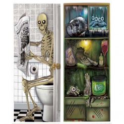 Decoration for toilet doors