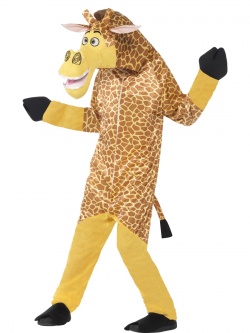 Kids Costume Madagascar Alex The Lion Costume, Brown, with All-in-One & Padded Head