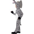 Kids Costume Madagascar Marty The Zebra Costume, Black & White, with All-in-One & Padded Head