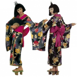 GEISHA" (kimono, belt with maxi ribbon)