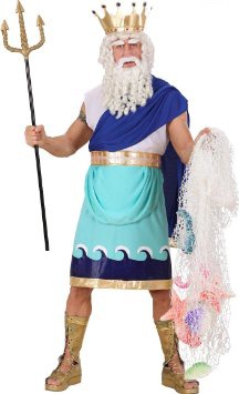 POSEIDON (tunic, belt with sash, crown)