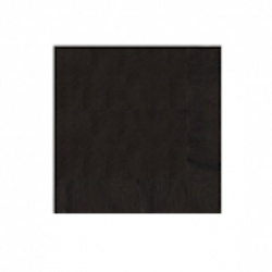 20 Beverage Napkins Black