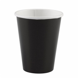 8 Cups Paper Black