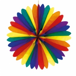Decoration Fan Rainbow