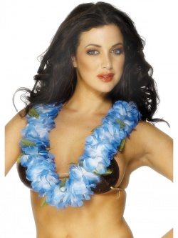 Hawaiian Lei Deluxe - Blue