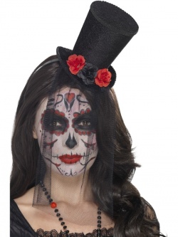 Day of the Dead Mini Top Hat