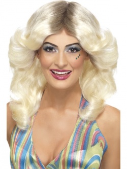 70's Flick Wig Blonde