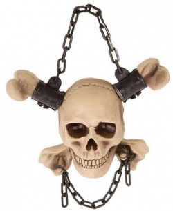 Decoration - Skull In Chain