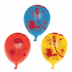 Halloween Balloon Blood Splatter