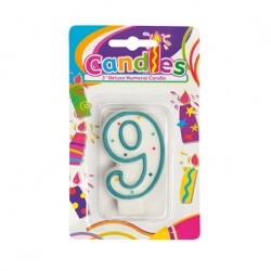 Birthday Candle - Number 9