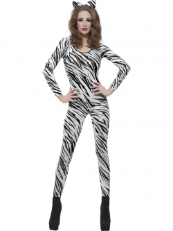 Zebra Print Bodysuit