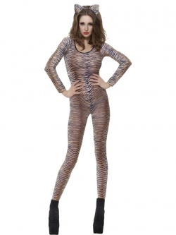 Tiger Print Bodysuit	