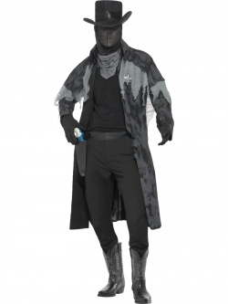 Ghost Town Phantom Sheriff Costume,