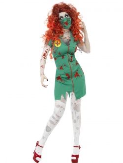 Zombie Scrub Nurse Costume