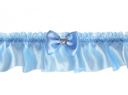 Satin Garter with Ribbon