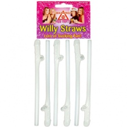 Willy Straws Glow in the Dark