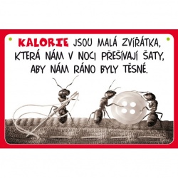 Cedulka kalorie