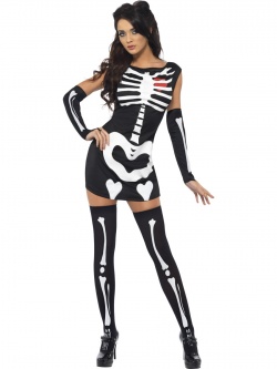 Fever Sexy Skeleton Costume