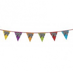 Holographic bunting '70'