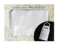 White Wedding Apron for Female