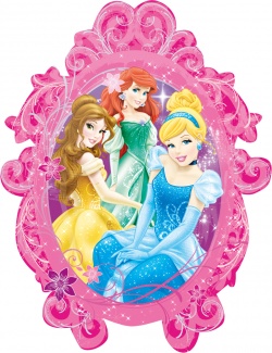 SuperShape Princess Frame Foil Balloon