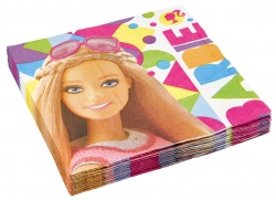 20 Napkins Barbie Sparkle