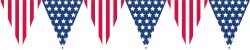 Pennant Banner USA