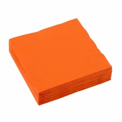 20 Beverage Napkins Orange Peel