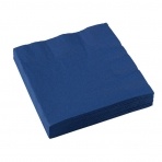 20 Beverage Napkins Navy Flag Blue