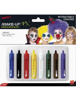 Crayon Make Up Sticks Multi-Coloured