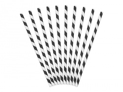 Paper Straws - Black
