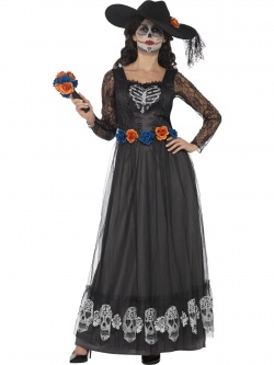 Day of the Dead Skeleton Bride Costume