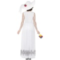 White Day of the Dead Skeleton Bride Costume