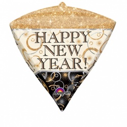 Diamond New Year Foil Balloon