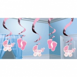 Swirl Decorations Baby Girl