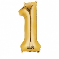 1 Gold Foil Balloon