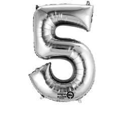 5 Silver Foil Balloon