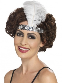 Silver - Flapper Headband